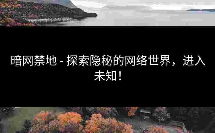 暗网禁地 - 探索隐秘的网络世界，进入未知！